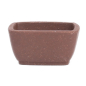 Preview: Bonsai - Schale /Mameschale 6.5 x 5 x 3.5 cm eckig braun 15006