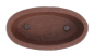 Preview: Bonsai - Schale /Mameschale 8 x 4.5 x 2.5 cm oval braun 15012