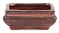 Preview: Bonsai - Schale eckig 6.5 x 5 x 2.9 cm kupfer  15030