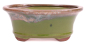 Preview: Bonsai - Schale oval 21 x 17 x 8.5 cm , grün / beige  22039