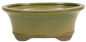 Preview: Bonsai - Schale oval 21 x 17.5 x 8.5 cm - grün 22075