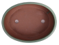 Preview: Bonsai - Schale oval 21.5 x 16 x 6.8 cm mattgrün 22090