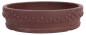 Preview: Bonsai - Schale rund 21.5 Ø x 5.5 cm unglasiert braun frostfest Yixing 22102