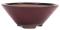 Preview: Bonsai - Schale rund 16 Ø x 6.5 cm bordeaux 22108