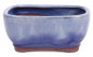 Preview: Bonsai - Schale eckig 16.5 x 13 x 7.5 cm , hellblau / blau 22133