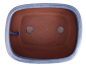 Preview: Bonsai - Schale eckig 16.5 x 13 x 7.5 cm , hellblau / blau 22133