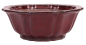 Preview: Bonsai - Schale rund 18  Ø x 7 cm  bordeaux 22163