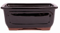 Preview: Bonsai - Schale eckig 22 x 17.5 x 10 cm schwarz 22167