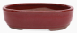 Preview: Bonsai - Schale oval 16 x 12 x 4.8 cm  braunrot  22189