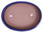 Preview: Bonsai - Schale  oval 28.5 x 21.5 x 5.5 cm frostfest blau aus Japan 30010