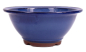Preview: Bonsai - Schale rund 26 Ø x 11.5 cm  blau frostfest aus Japan 30012