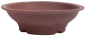 Preview: Bonsai - Schale rund 24 Ø x 7.5 cm unglasiert braun frostfest aus Japan 30031