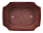 Preview: Bonsai - Schale eckig 26.5 x 20 x 8.5 cm,  bordeaux  30048