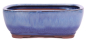 Preview: Bonsai - Schale eckig 25.5 x 21 x 9.5 cm  beige / blau 30063