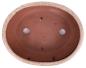 Preview: Bonsai - Schale oval 25.5 x 20 x 9.5 cm beige / braun 30064
