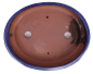Preview: Bonsai - Schale oval 26.5 x 22 x 6.5 cm blau 30069