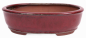 Preview: Bonsai - Schale oval 26.5 x 20 x 7.5 cm  bordeauxfarben 30121