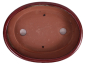 Preview: Bonsai - Schale oval 26.5 x 20 x 7.5 cm  bordeauxfarben 30121