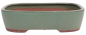 Preview: Bonsai - Schale eckig 27 x 21 x 7 cm mattgrün 30127