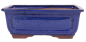 Preview: Bonsai - Schale eckig 25.5 x 20 x 10 cm blau 30137