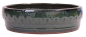 Preview: Bonsai - Schale Trommelschale rund 25.5 Ø x 7.5 cm moosgrün 30158