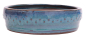 Preview: Bonsai - Schale Trommelschale rund 25.5 Ø x 7.5 cm grünblau 30176