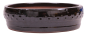 Preview: Bonsai - Schale Trommelschale rund 25.5 Ø x 7.5 cm schwarz 30178