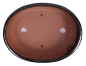 Preview: Bonsai - Schale oval 26.5 x 20 x 7.5 cm schwarz  301798