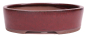 Preview: Bonsai - Schale oval 25.5 x 20.5 x 7.2 cm bordeaux  30191