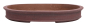 Preview: Bonsai-Schale Axel Brockmann oval braun unglasiert 38,2 × 28,2 × 5,6 cm gebraucht 40000