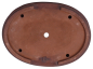 Preview: Bonsai-Schale Axel Brockmann oval braun unglasiert 38,2 × 28,2 × 5,6 cm gebraucht 40000