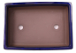 Preview: Bonsai - Schale  eckig 30.5 x 22 x 6 cm frostfest blau aus Japan 40011