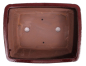 Preview: Bonsai - Schale  eckig  31 x 24.5 x 10.5 cm bordeaux  40161