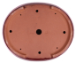 Preview: Bonsai - Schale  oval 55.5 x 45.5 x 13 cm bordeaux frostfest 40171