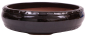 Preview: Bonsai - Schale Trommelschale rund 32 Ø x 8.5 cm schwarz 40177