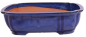 Preview: Bonsai - Schale eckig 38 x 30 x 10.5 cm blau 2.Wahl  40180A