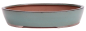 Preview: Bonsai - Schale oval 32 x 27.5 x 6.5 cm grün 40187