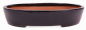 Preview: Bonsai - Schale  oval 36.5 x 31 x 7.5 cm dunkelblau 40220