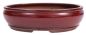Preview: Bonsai - Schale oval 31 x 26.5 x 9 cm bordeaux 40225