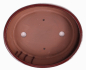 Preview: Bonsai - Schale oval 31 x 26.5 x 9 cm bordeaux 40225