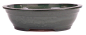 Preview: Bonsai - Schale oval 37 x 31.5 x 11 cm moosgrün 40233