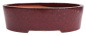 Preview: Bonsai - Schale oval 37 x 31 x 11 cm bordeaux 40237