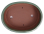 Preview: Bonsai - Schale oval 31.5 x 24.5 x 8.3 cm mattgrün  40248