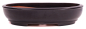 Preview: Bonsai - Schale oval 46 x 38.5 x 10.5 cm dunkelblau frostfest 40260