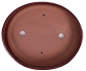 Preview: Bonsai - Schale oval 32 x 27.5 x 6.5 cm bordeaux  40271