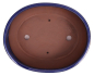Preview: Bonsai - Schale oval 31 x 24 x 10.5 cm blau 40281
