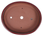 Preview: Bonsai - Schale oval 38 x 31.5 x 7.5 cm, bordeaux 40403