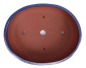Preview: Bonsai - Schale oval 36 x 28.5 x 10.5 cm, Blau  40407