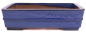 Preview: Bonsai - Schale  eckig  36 x 28.5 x 9.5 cm blau frostfest 40411