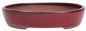 Preview: Bonsai - Schale oval 32 x 26 x 7 cm, bordeaux 40436